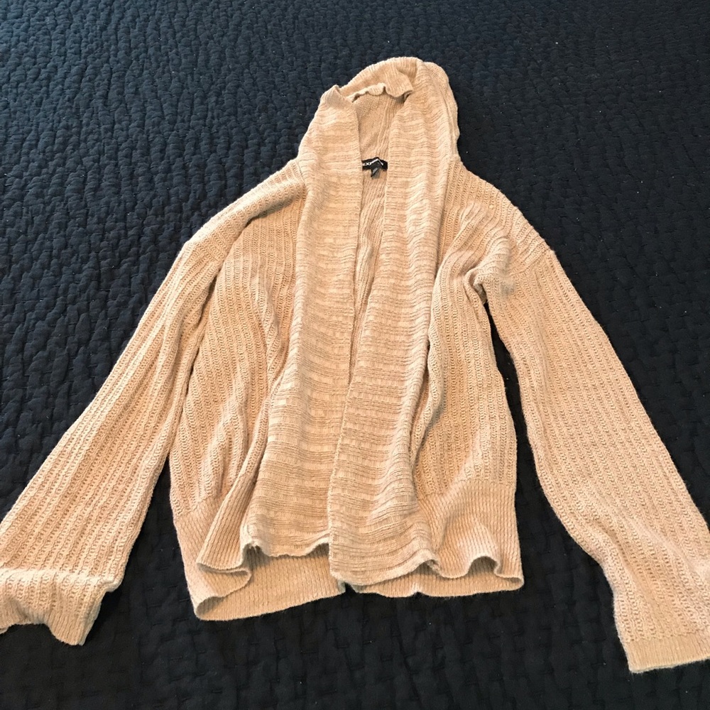 Express cardigan with hoodie.
